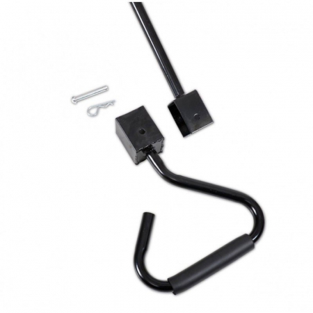 Remorca carucior pentru Tractorasele de gradina Hecht 52184 capacitate incarcare 300 kg cu maner [5]