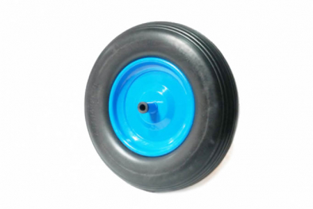 Accesorii motocositoare - Roata roaba pentu ax subtire 400-8 SPUMA(albastra)