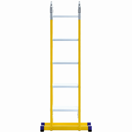 Scara combinata din fibra de sticla MESTERINO TOOLS JL-405B-4X5, 5.8 metri, 4x5 trepte, greutate maxima 150 kg [1]