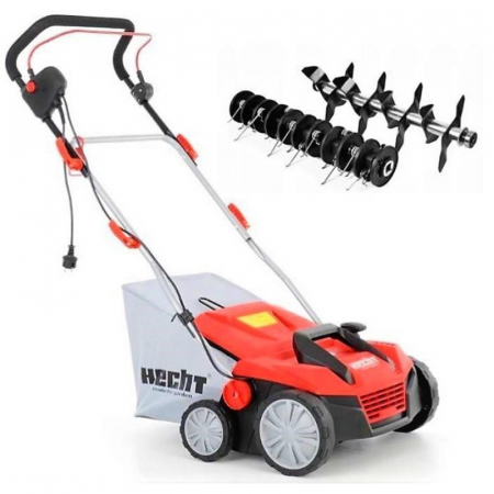 Masini de tuns iarba/gazon - Scarificator si aerator electric HECHT 1683, 2 in 1, 1600 W, latime lucru 380 mm, volum cos 48 l, 12.3 kg