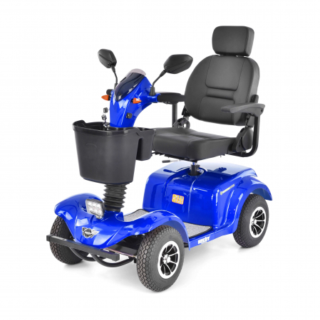 Teasc struguri - Scuter electic Hecht wise blue motor 500w viteza maxima 15 km h pentru persoane cu mobilitate redusa