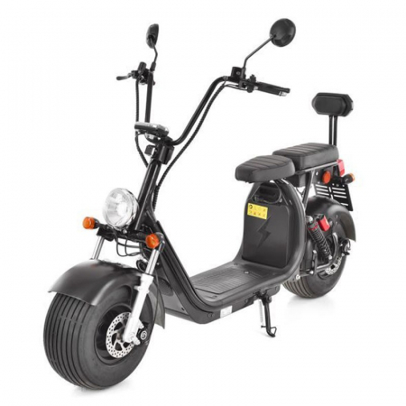 Teasc struguri - Scuter electric Hecht cocis zero black motor 1500 w viteza maxima 45 km h