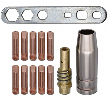 Accesorii MIG-MAG - 54193 Set 13 consumabile pentru pistolet MIG MAG 150A
