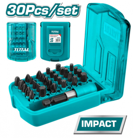 Scule si echipamente - Set 30 biti + prelungitor