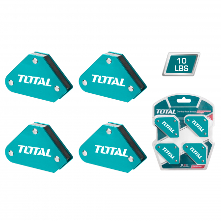 Scule si echipamente - Set 4 coltare magnetice pentru sudura  45°