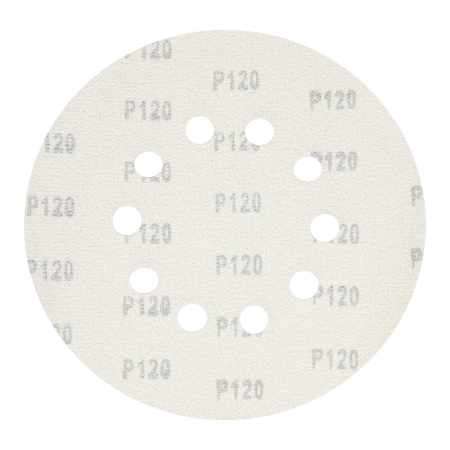 Set hartie abraziva 215mm P120 10 gauri, slefuitor [1]