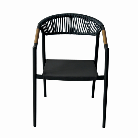 Set mobilier tarasa/gradina KLUGMEISTER KJF11196, doua scaune + masa, cu perne incluse, culoare gri [2]