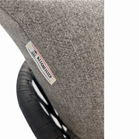 Set mobilier terasa/gradina KLUGMEISTER KJFT3407, 4 piese cu cadru de aluminiu, perne incluse, culoare gri [7]