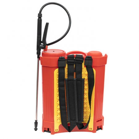 Set Pompa de stropit cu acumulator HERLY 16L + Lance telescopica stropit pomi 2.8m [1]