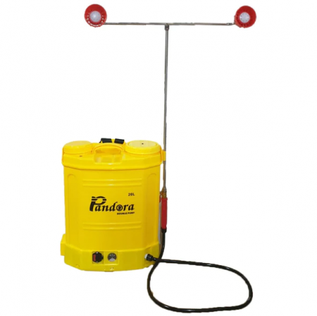 Set Pompa de stropit cu acumulator Pandora 20L, 7.5 Bar (model nou cu pompa dubla) + Atomizor + Set Lance telescopica stropit pomi 3m [1]