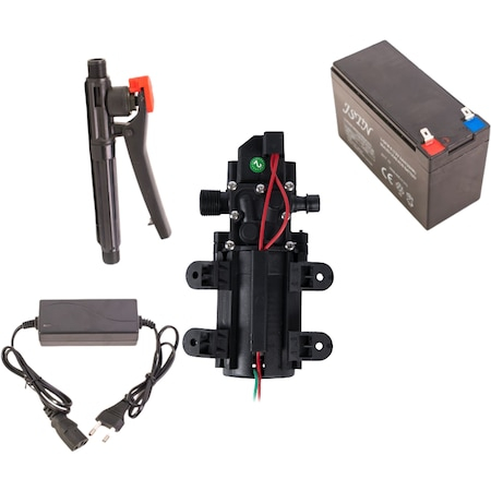 Accesorii pompe de stropit - Set revizie universal pentru pompe de stropit 12L, 16L, 18L, 20 L, acumulator, incarcator, pompa de presiune cu filet, maner lance