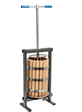 Set Zdrobitor struguri cu desciorchinator Micul Fermier, 300kg/Ora, 20L + Teasc Lemn Vilen 25L [7]
