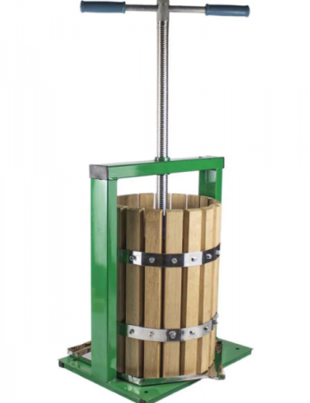 Set Zdrobitor struguri electric Micul Fermier, 500Kg /ora + Teasc Lemn 25L [6]