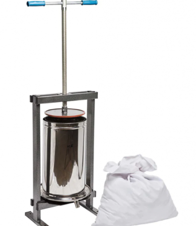 Set Zdrobitor Struguri Elefant HGP-50S, 180kg/Ora + Teasc inox VILEN 25L [8]