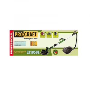 Slefuitor pentru pereti Procraft EX1050E, aspiSlefuitor pentru pereti Procraft EX1050E, aspirator si led, 1050W, 1700 Rpm, 215mmrator si led, 1050W, 1700 Rpm, 215mm [6]