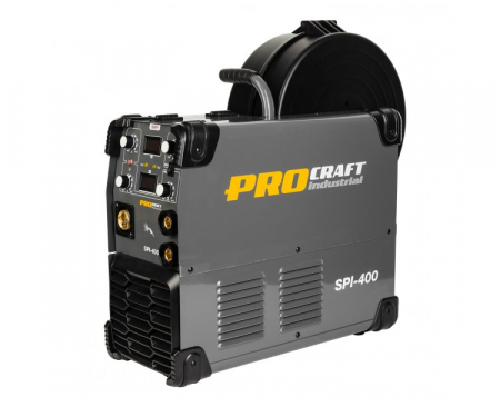 Invertoare sudura - IGBT / MMA - SPI-400 invertor de sudura cu sarma/ electrozi PROCRAFT INDUSTRIAL, produsul contine tv 10 lei, 26.5 kg