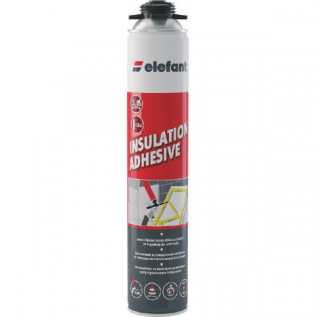 Scule si echipamente - Spuma poliuretanica ELEFANT INSULATION ADHESIVE, 750ml, Aplicare pistol