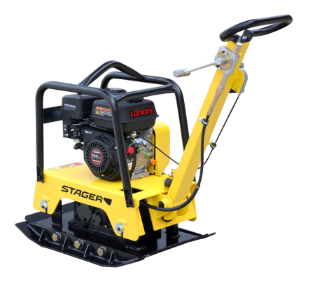 Placi compactoare - Stager PCR 160E-2 Placa compactoare reversibila 160kg, extensii, motor Loncin G200F