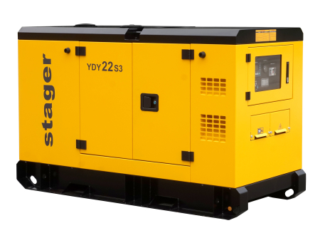 Stager YDY22S3 Generator insonorizat 22kVA, 29A, 1500rpm, trifazat, diesel [1]