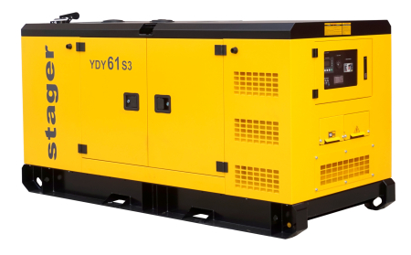 Stager YDY61S3 Generator insonorizat 61kVA, 79A, 1500rpm, trifazat, diesel [1]