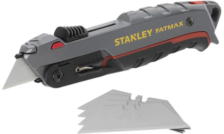 Lame si cutite - Stanley 0-10-242 Cutter cu siguranta si lama retractabila, 165mm