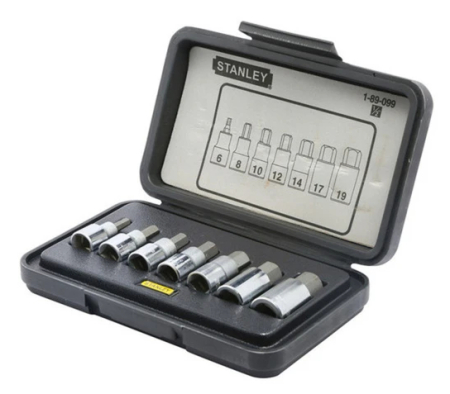 Imbusi - Stanley 1-89-099 Trusa 7 piese tubulare 1/2" cu cap imbus