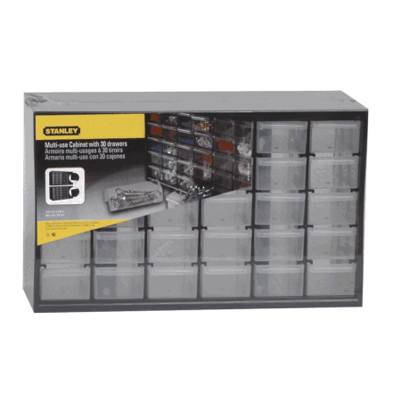 Cutii si genti pentru scule - Stanley 1-93-980 Sistem depozitare cu 30 compartimente, 365x435 x155mm