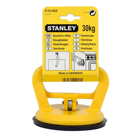 Prese si extractoare - Stanley 2-14-053 Ventuza pentru geamuri cu un pad si doua manere, 120mm