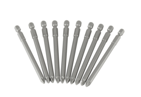 Biti - Stanley 3-68-807 Set 10 Biti PZ2 100mm 1/4"