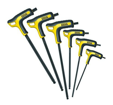 Chei - Stanley FMHT0-69049 Set 6 chei imbus cu cap sferic si maner P: 3, 4, 5, 6, 7, si 8 mm