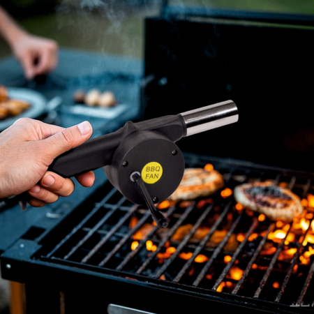 Suflanta manuala pentru gratar KLUGMEISTER KY4891, plastic + duza metalica [2]