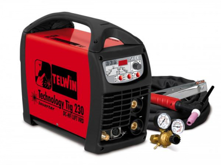 Aparate de sudura cu baghete si argon (tip TIG/WIG) - 852055 Technology Tig 230DC/HF - APARAT DE SUDURA TELWIN tip TIG