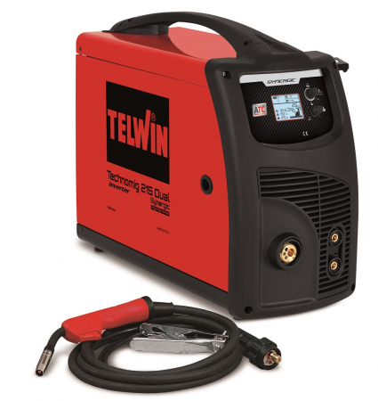 Aparate de sudura cu sarma cu gaz si fara gaz (tip MIG-MAG) - 816053 TECHNOMIG 215 DUAL SYNERGIC - APARAT DE SUDURA TELWIN tip MIG-MAG