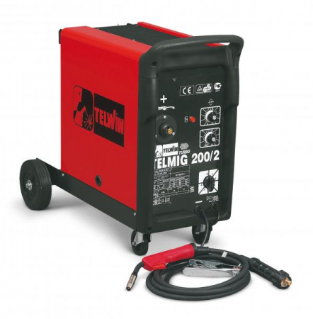 Aparate de sudura cu sarma cu gaz si fara gaz (tip MIG-MAG) - 821056 TELMIG 200/2 - APARAT DE SUDURA TELWIN tip MIG-MAG