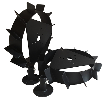 Accesorii utilaje agricole - Texas Set roti de otel 500mm pentru Vision 700