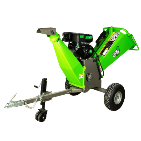 Tocator de crengi Micul Fermier, motor benzina 15 CP, cu carlig de remorcare, 150 mm diametru maxim de taiere, pentru rumegus [10]