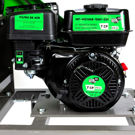 Tocator de crengi Micul Fermier, motor benzina 7CP, 80mm diametru maxim de taiere, pentru brichete [10]