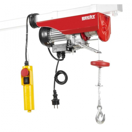 Scari, transport si ridicat - Troliu electric cu franghie Hecht 8425 sarcina maxima de 250 kg 450 w