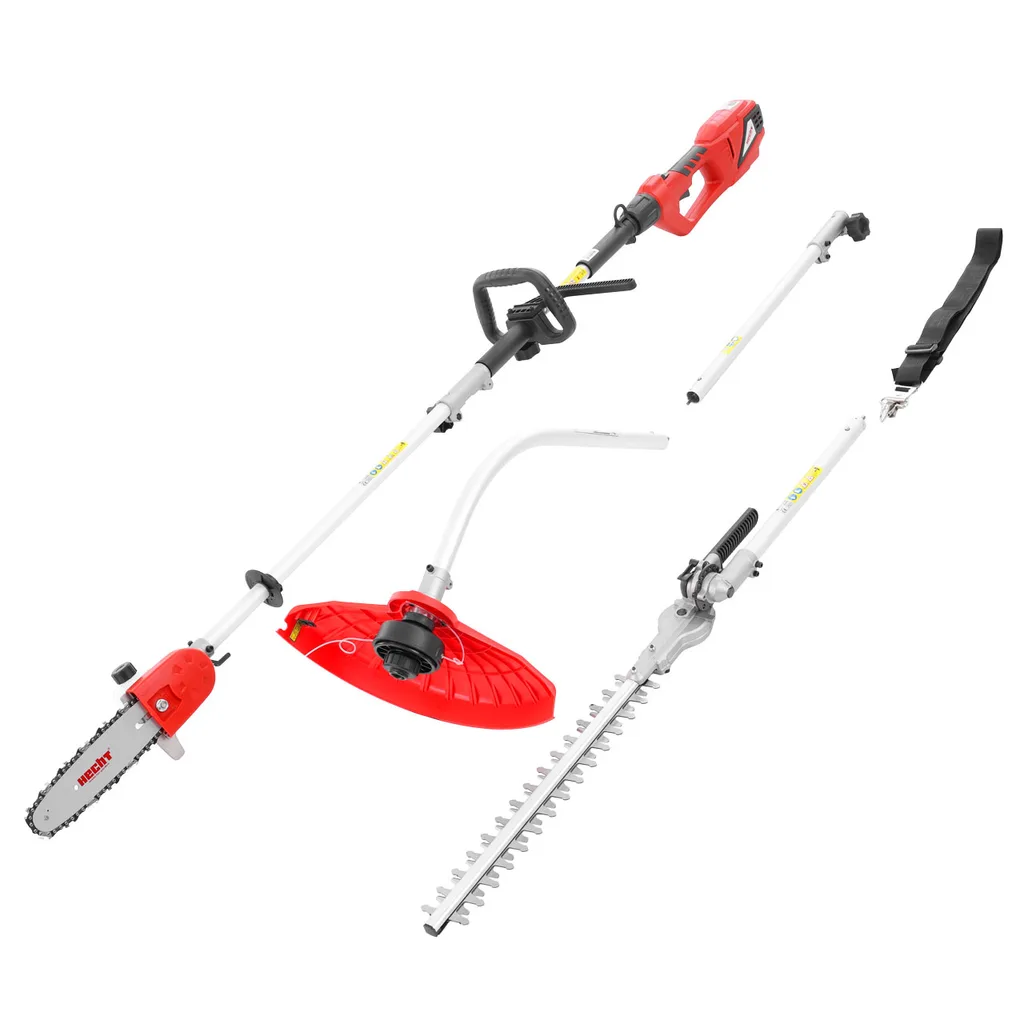 Foarfece gard viu - Unealtă multifuncțională electrică HECHT 690, 3 în 1, 900W – trimmer, foarfecă gard viu și fierăstrău telescopic