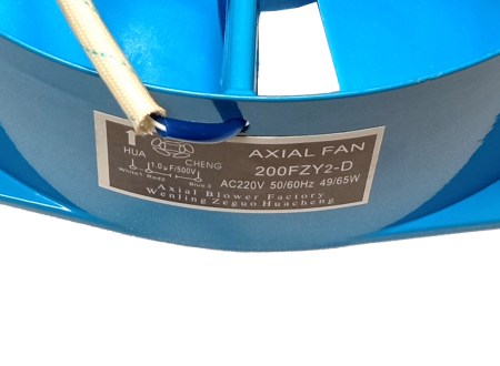 Ventilator axial 200FZY2D, 230V, 50Hz, rotund [1]