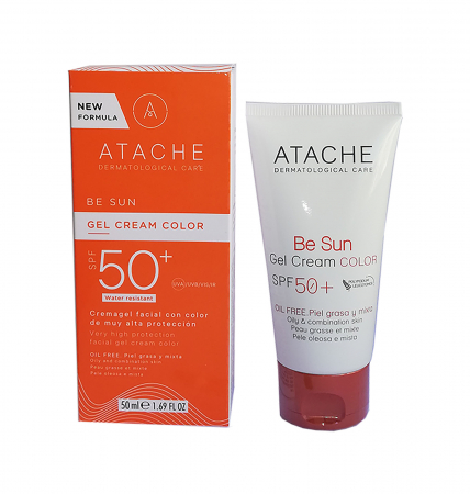 ATACHE - BE SUN GEL CREAM COLOR SPF 50+