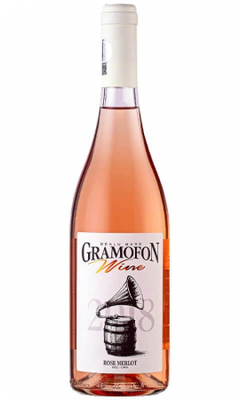 Gramofon Wine - Rose Merlot Gramofon Wine Desprevin.ro