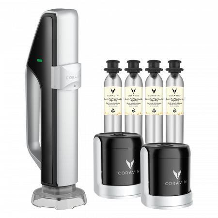 Accesorii - Sistem de conservare a vinului spumant CORAVIN® - Black/Silver