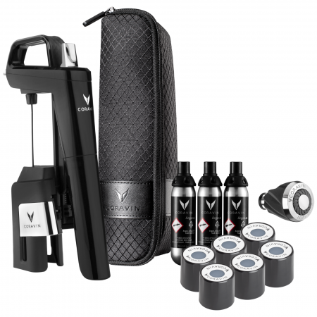 Produse - Sistem de conservare a vinului CORAVIN® Timeless Six Plus - Piano Black