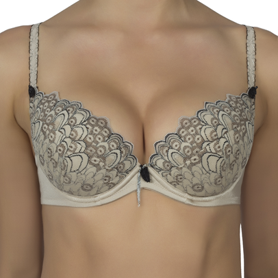 SUTIENE - Sutien auriu cu push-up 621410