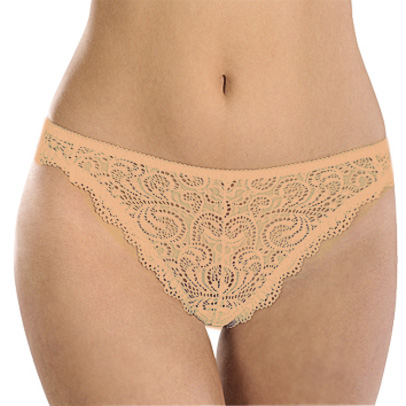 CHILOTI - Chiloti tanga bej 3138