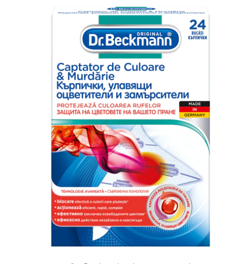Dr. Beckmann Servetele Captatoare de Culoare si Murdarie, 24 bucati [1]