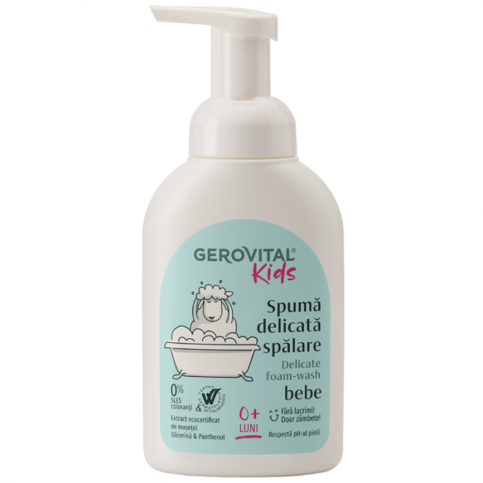 Gerovital Kids Spuma Delicata Spalare 300ml [1]