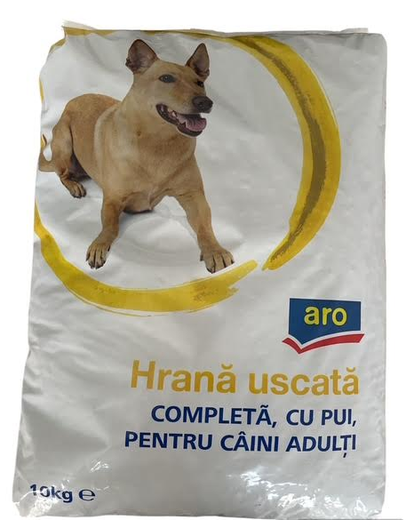 Hrana Uscata cu gust de Pui pentru Caini 10 Kg, Aro [1]