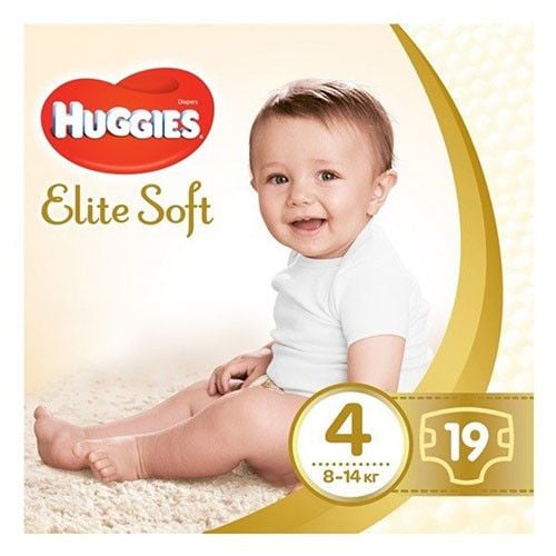 Huggies Elite Soft Nr4 19buc/pach [1]